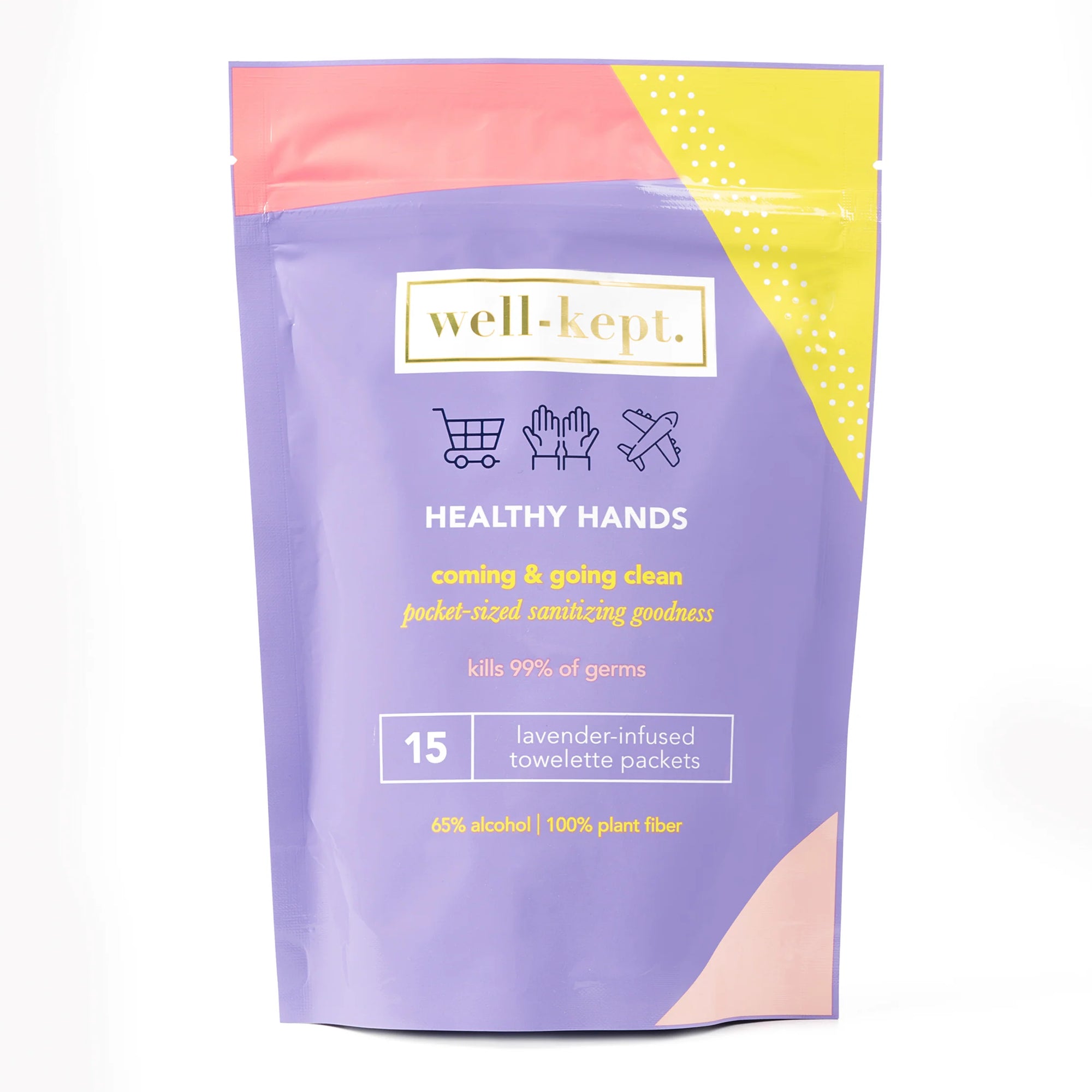 Healthy Hands Pocket Sanitizing Wipes - The Preppy Bunny