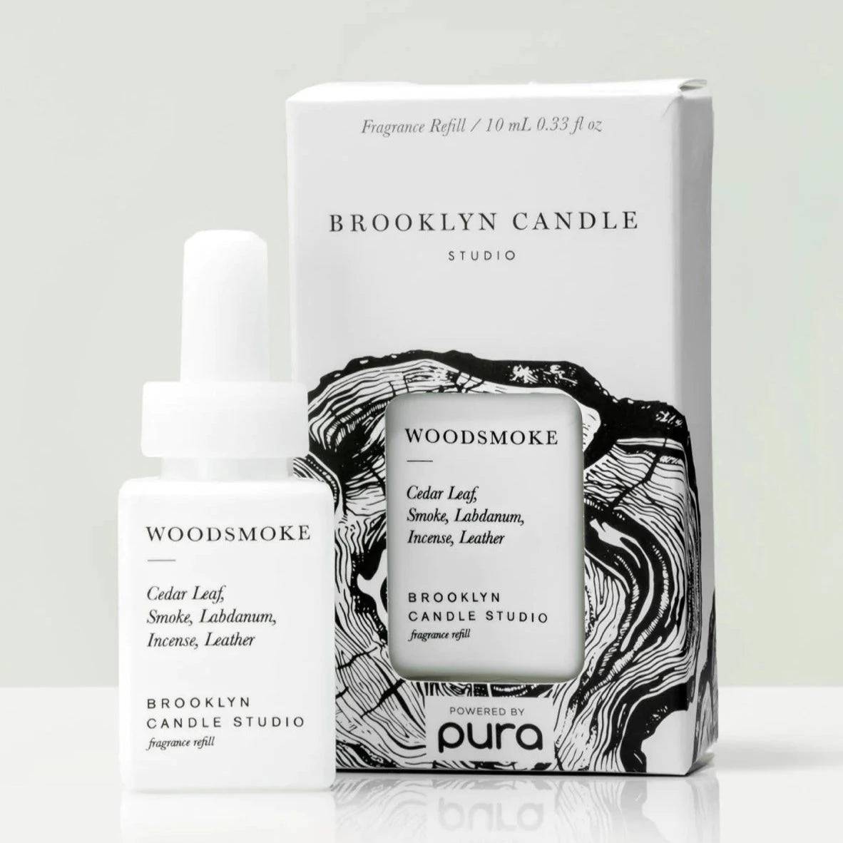 Woodsmoke Pura Fragrance Refill by Brooklyn Candle Co. - The Preppy Bunny