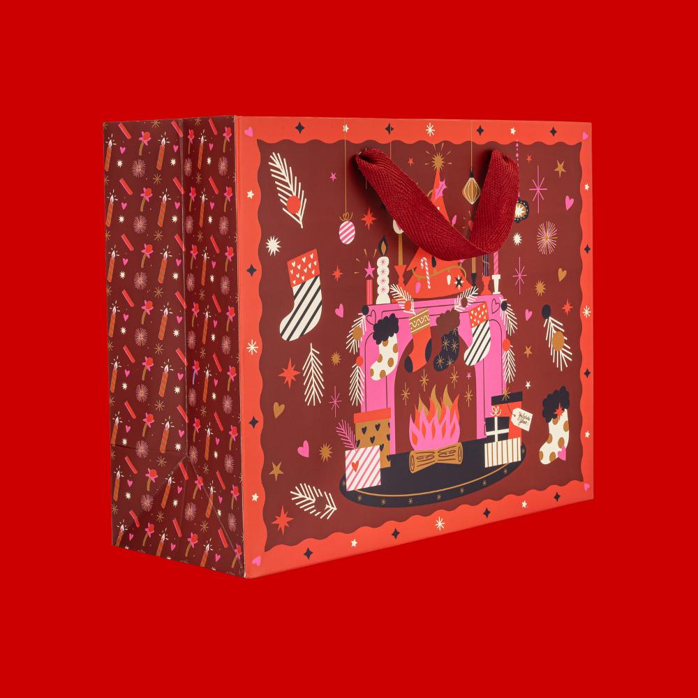 Yuletide Glow™ Holiday Gift Bag - The Preppy Bunny