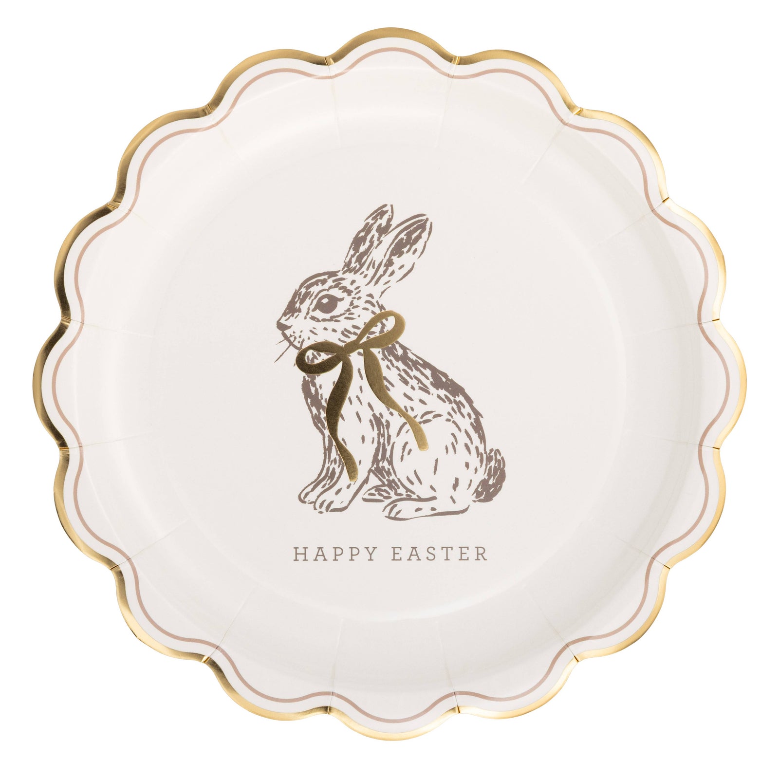 Happy Easter Bunny 8" Plates - The Preppy Bunny