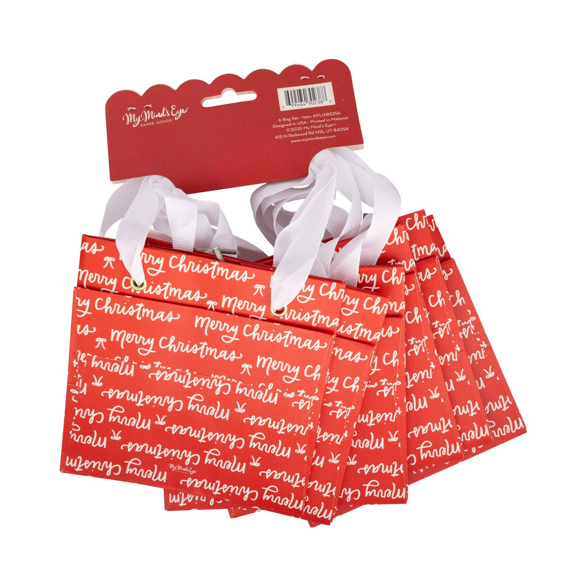 Merry Christmas Gift Bag Set - The Preppy Bunny