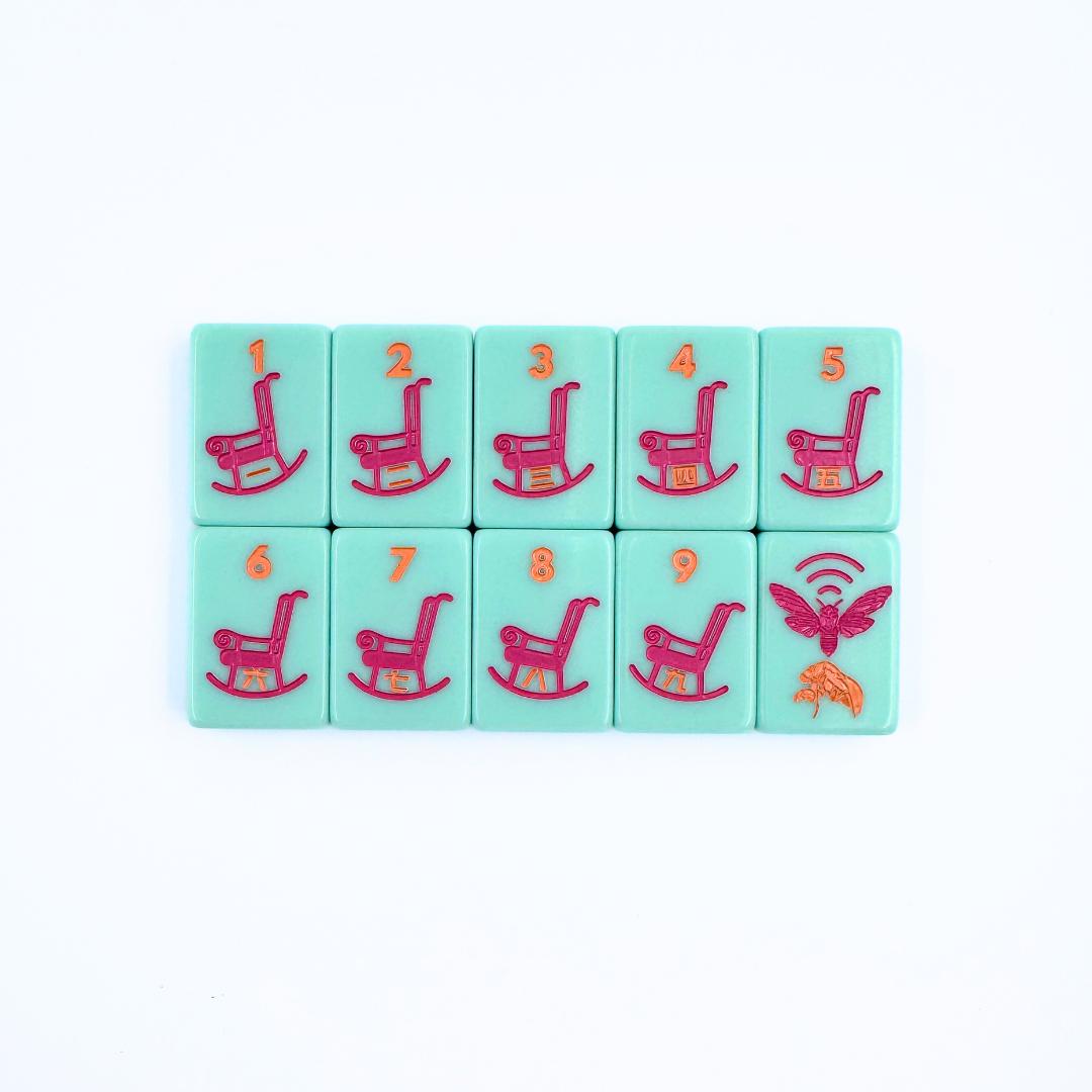 THE SOUTHEAST SERIES | Mahjong Set with Southern Charm - The Preppy Bunny