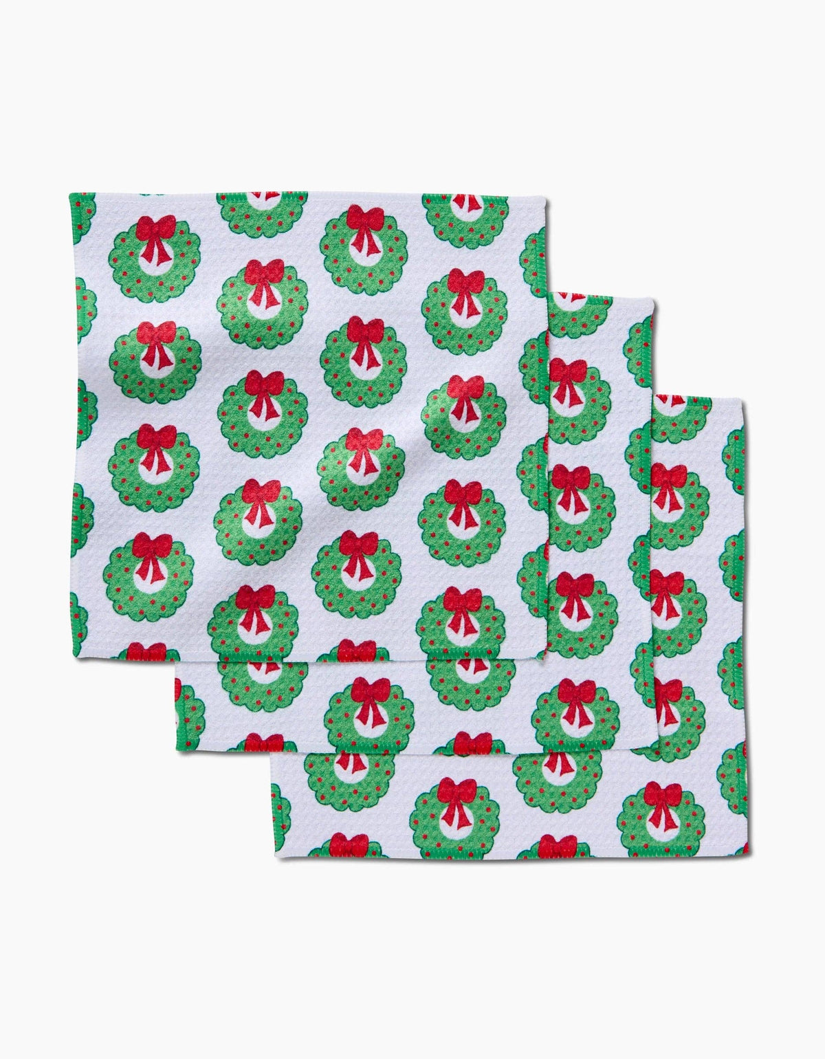 Wreath Wishes Dishcloth Set