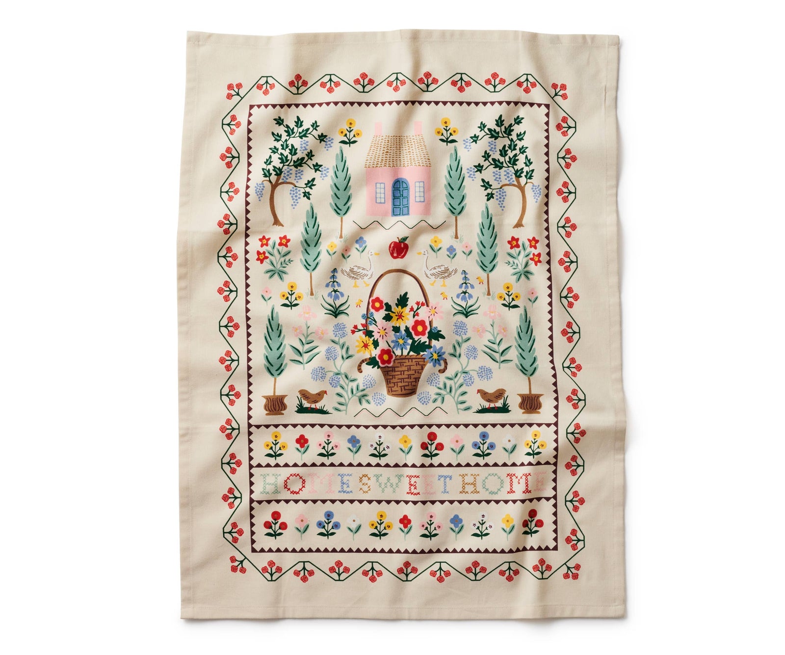 Home Sweet Home Tea Towel - The Preppy Bunny