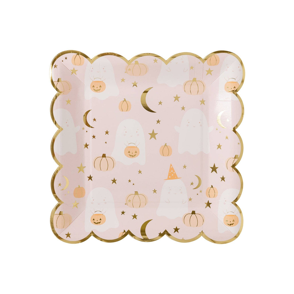 Ghost Scatter Paper Plates