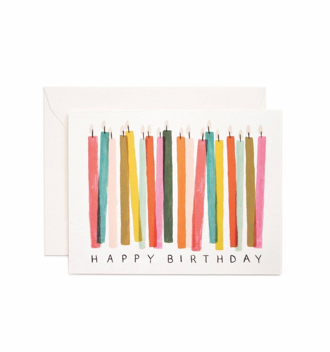Birthday Candle Card - The Preppy Bunny