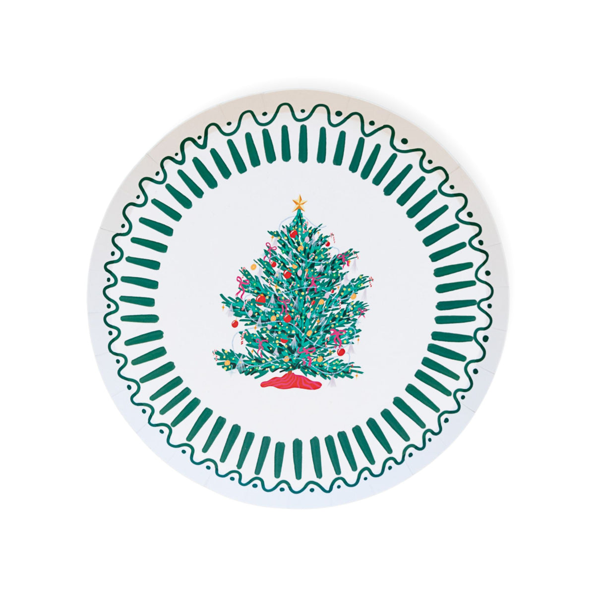 Christmas Tree Paper Plates