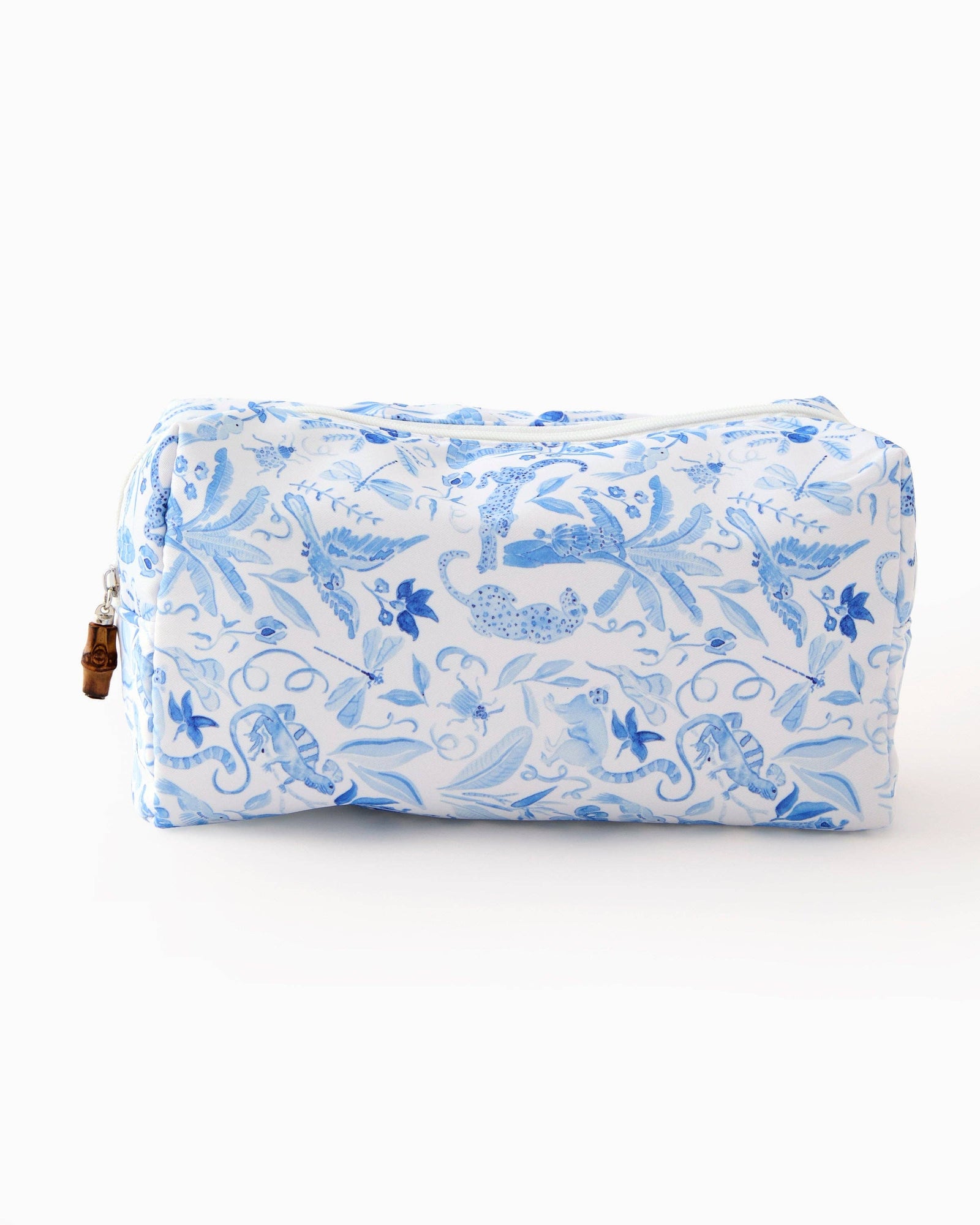 Amazon Blue Tile Storage Bag x Catherine Cartie Collab - The Preppy Bunny