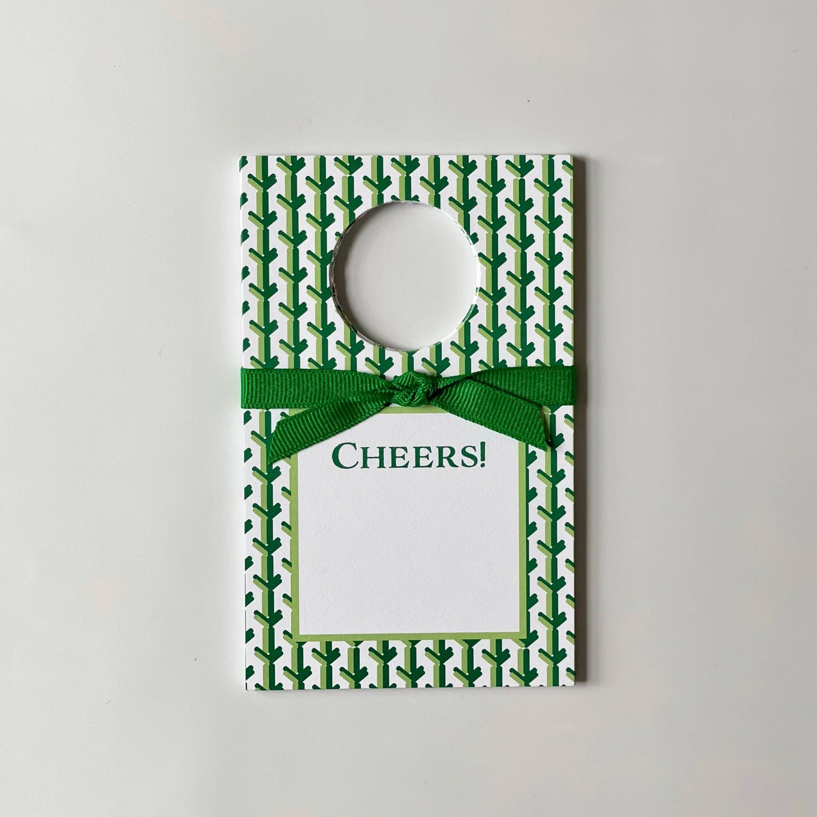 Green - Wine Tag Set - The Preppy Bunny