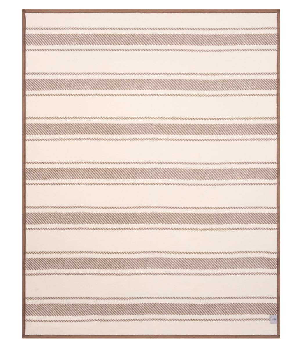 Dockside Stripe Sepia Blanket by ChappyWrap