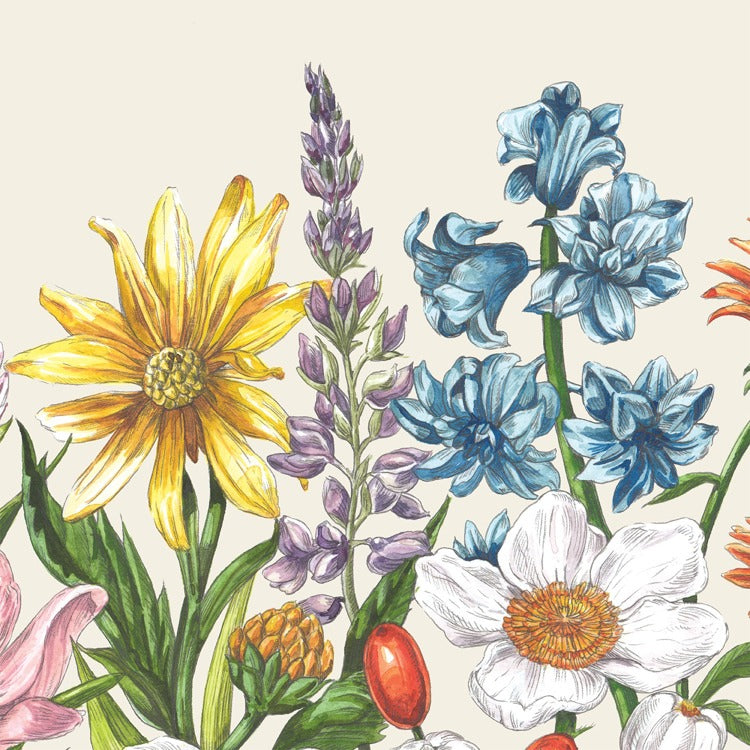 Wildflower Cocktail Napkins - The Preppy Bunny