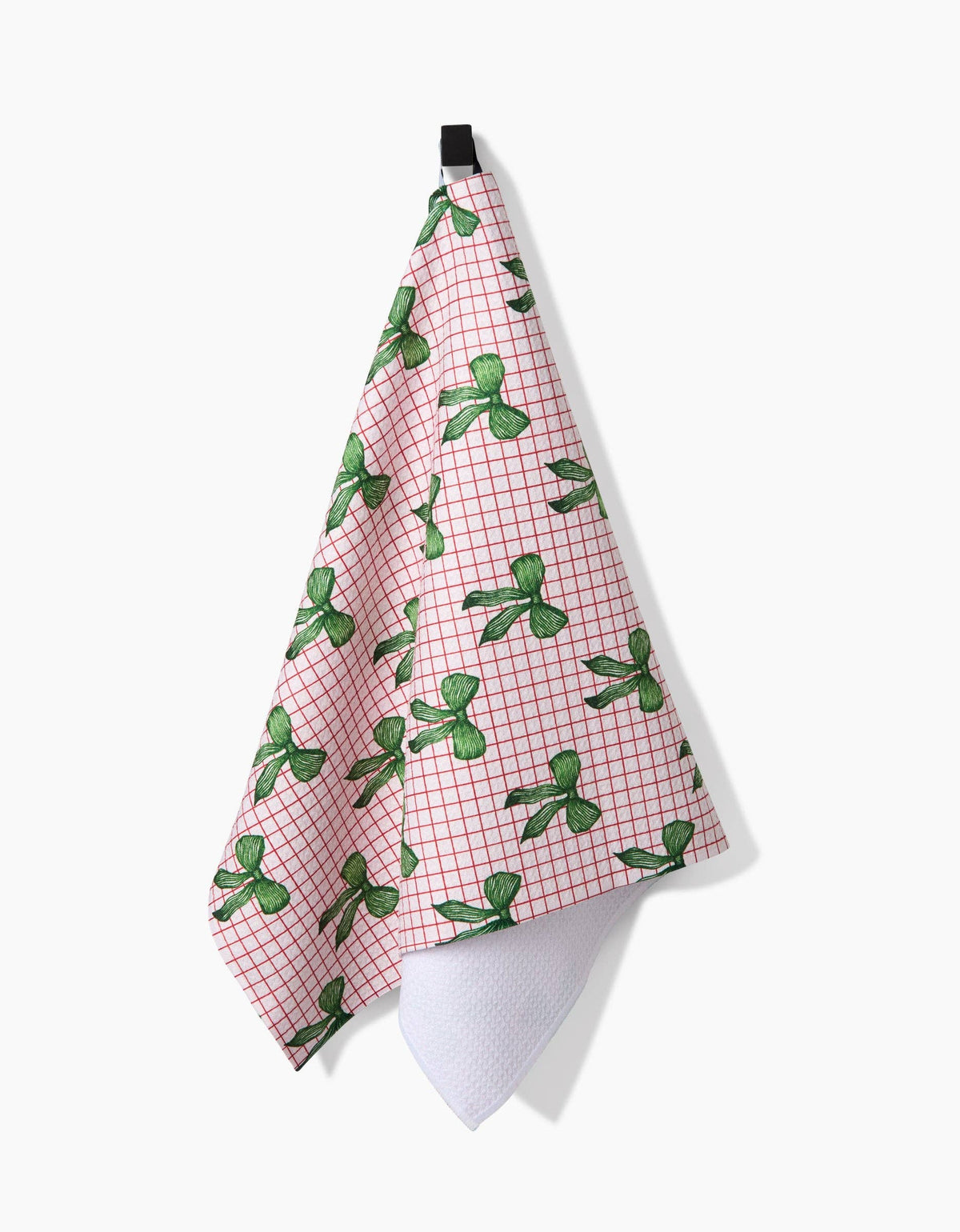 Ribbon And Cheer Tea Towel by Geometry - The Preppy Bunny