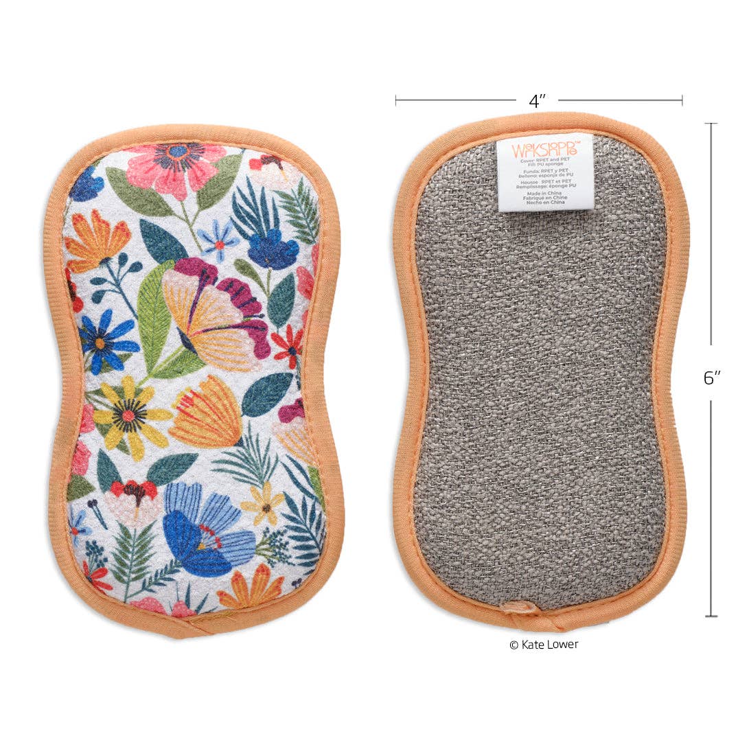 Field Of Flowers Scrubbies, Eco-friendly & Machine Washable - The Preppy Bunny
