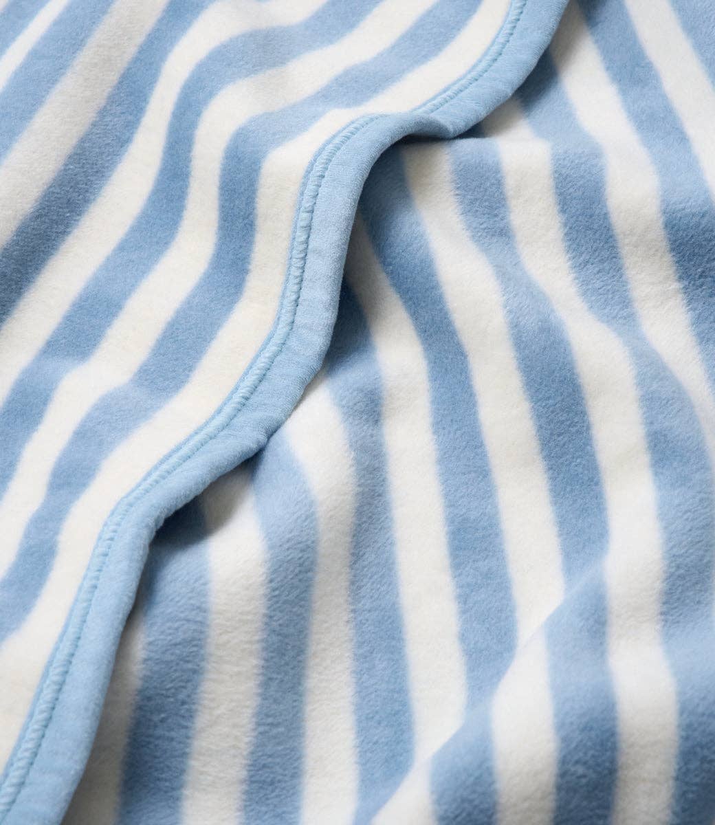Sideline Stripe Bluebell Midi Blanket by ChappyWrap
