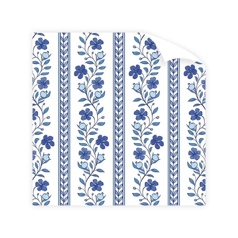 Bombay Blue Wrapping Paper