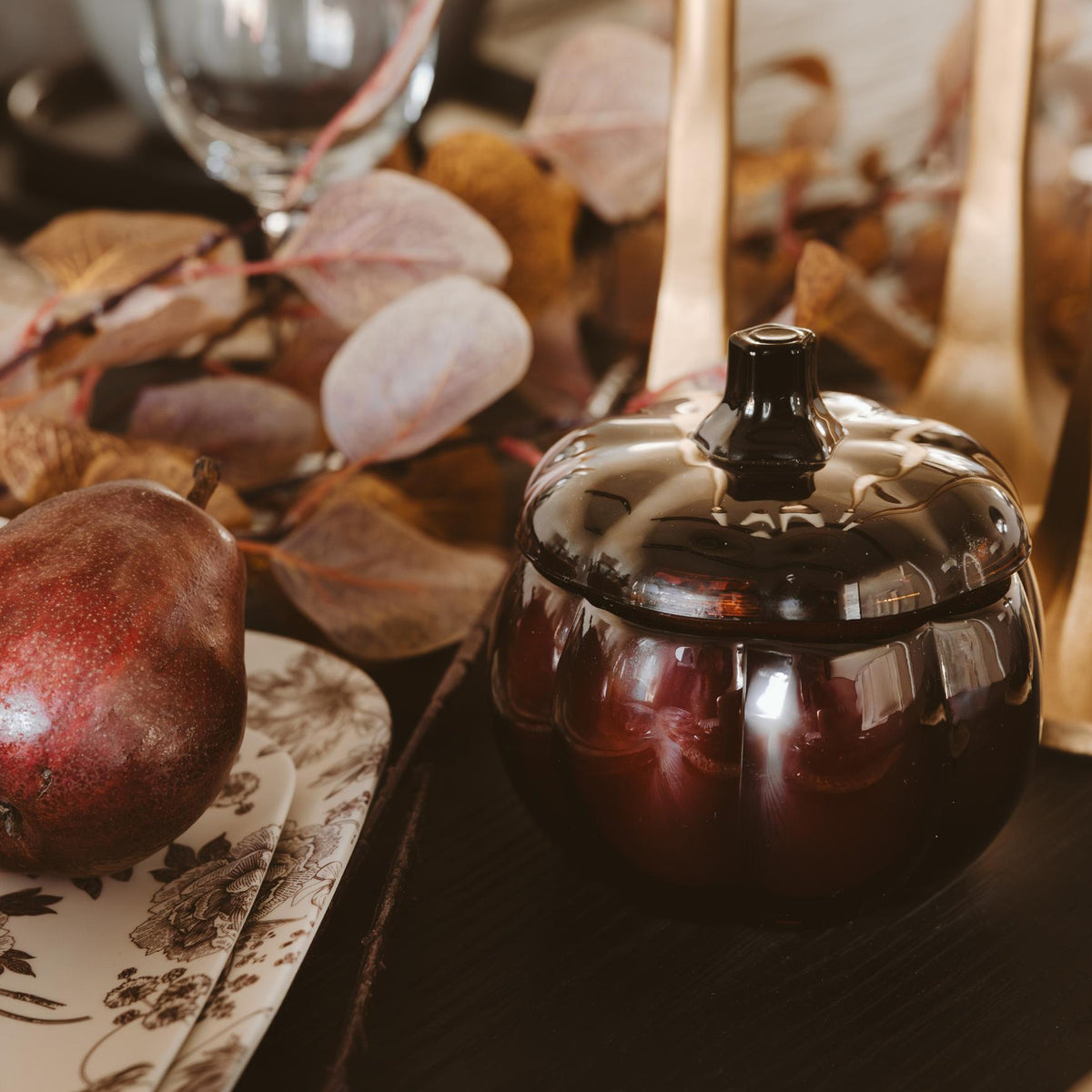 Hello Fall Soy Candle - 20oz Pumpkin Jar - The Preppy Bunny