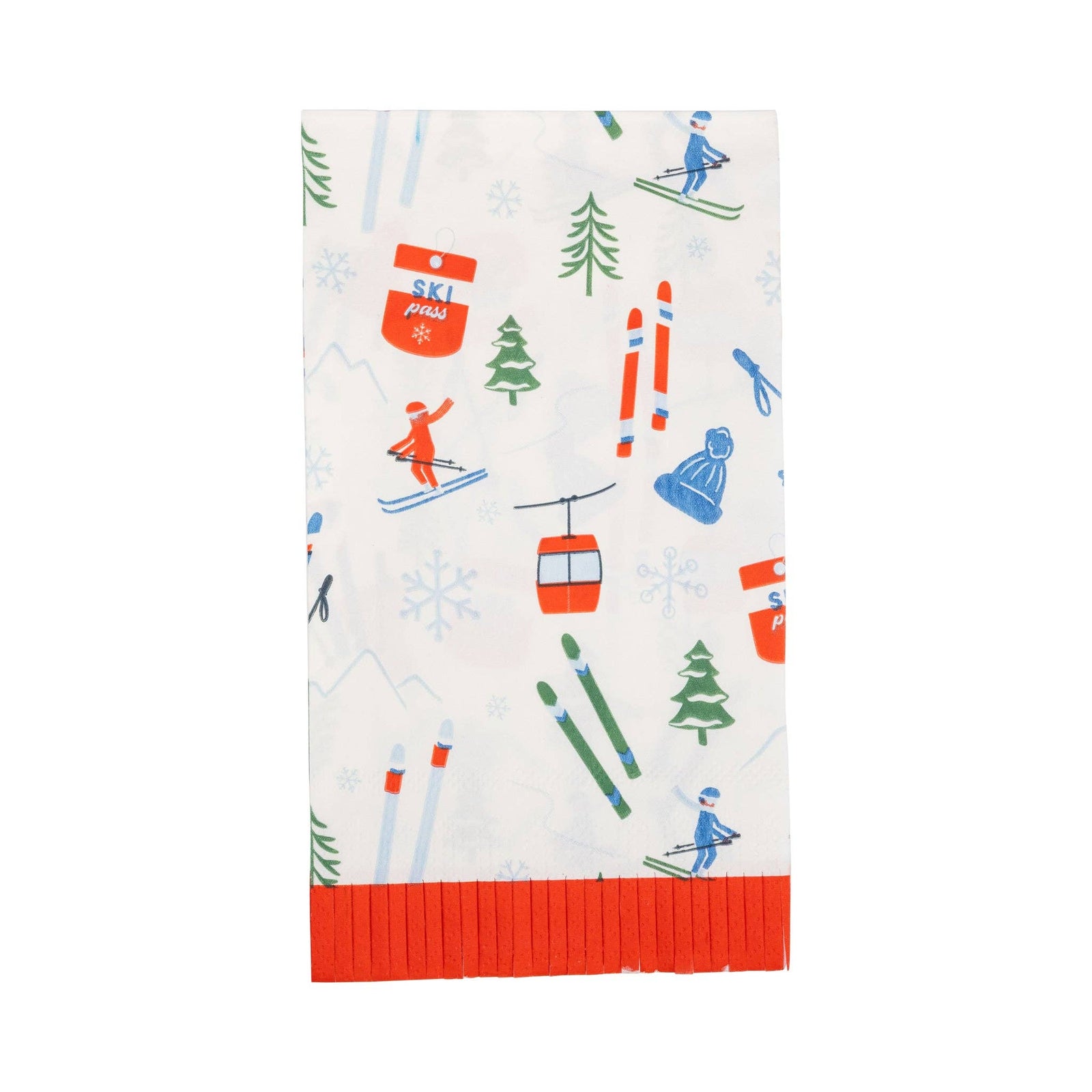 Snow Ski Guest Paper Napkins - The Preppy Bunny