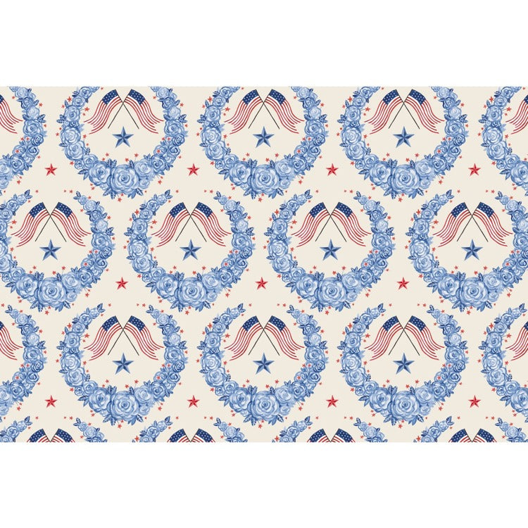 American Floral Placemats - The Preppy Bunny
