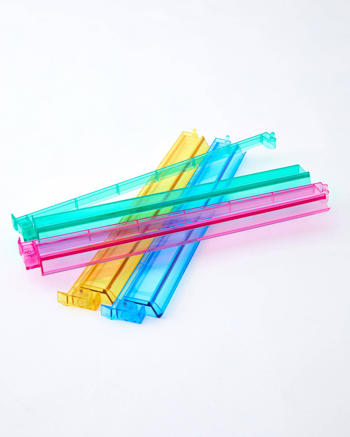 Acrylic Rack and Pusher Set in Multi