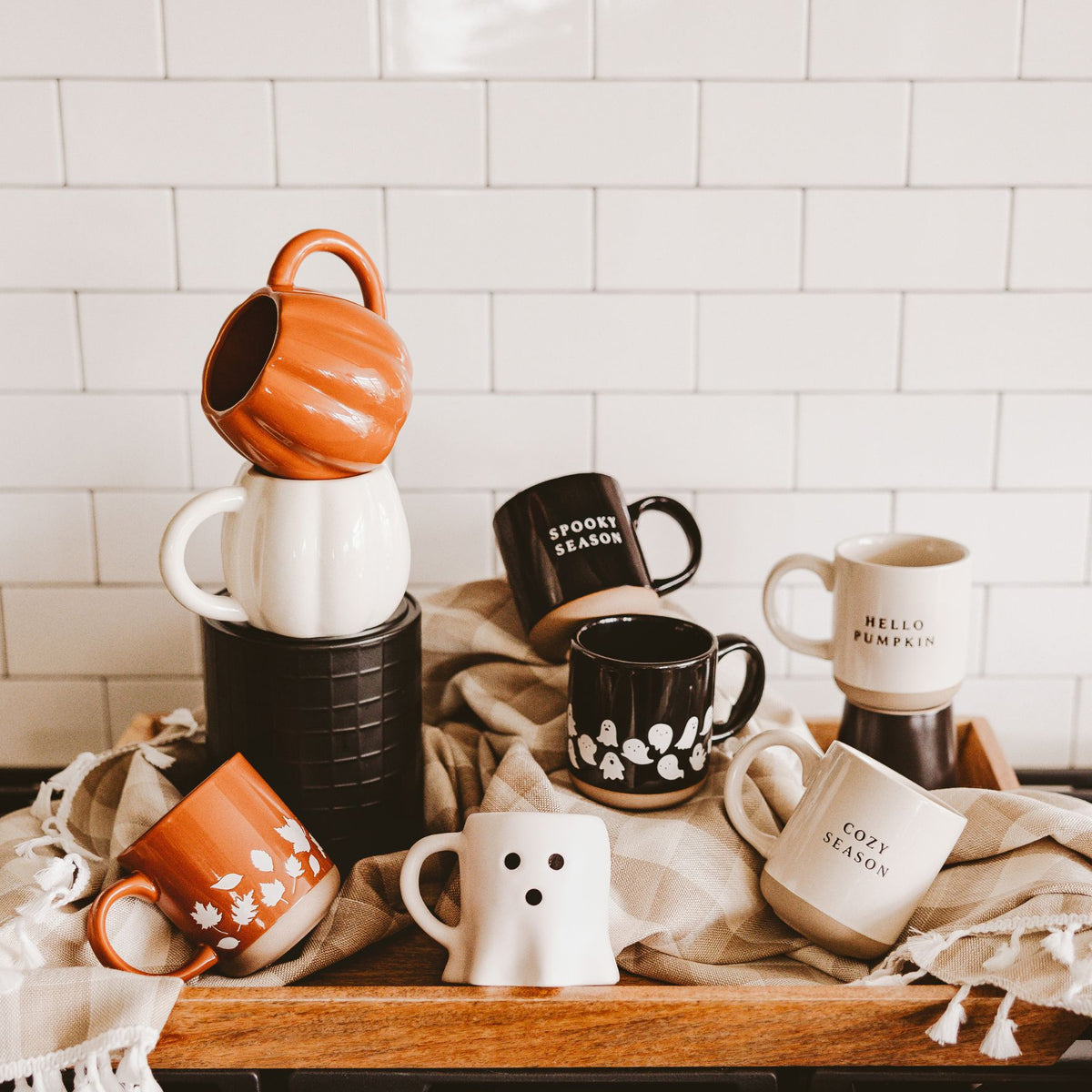 Cream Pumpkin Coffee Mug