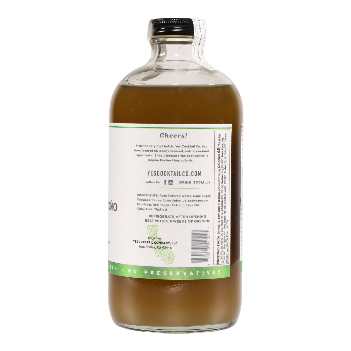 Cucumber Jalapeno Cocktail Mixer - The Preppy Bunny