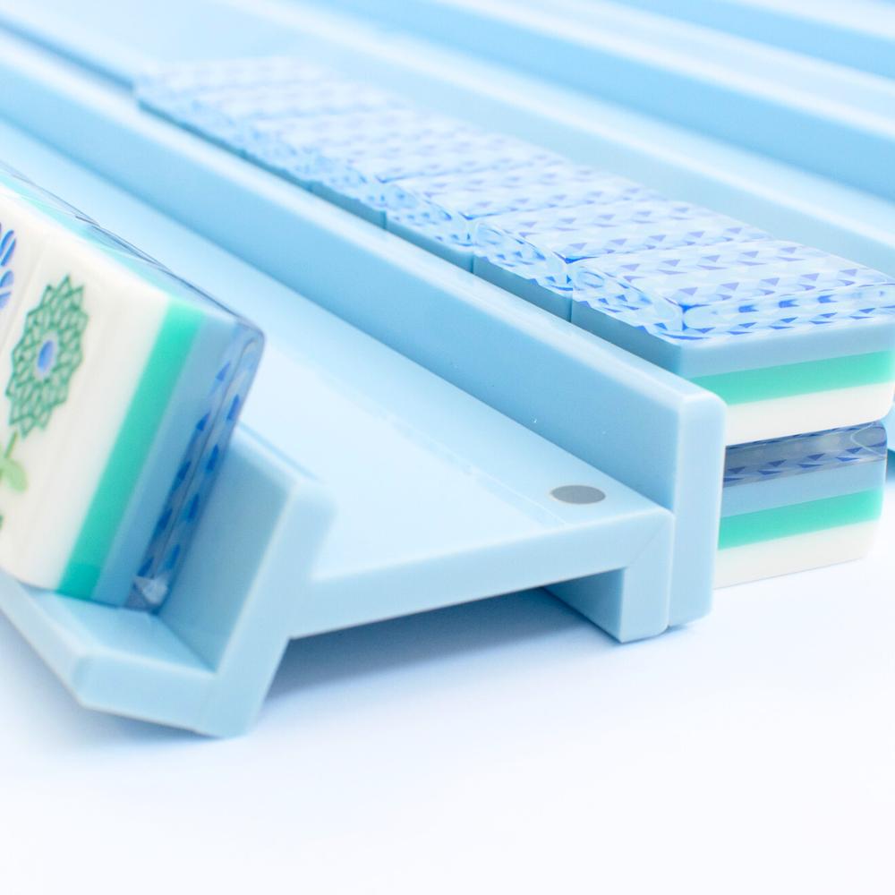 MAHJONG RACKS | Premium Acrylic | 4 Racks + 4 Pushers - The Preppy Bunny