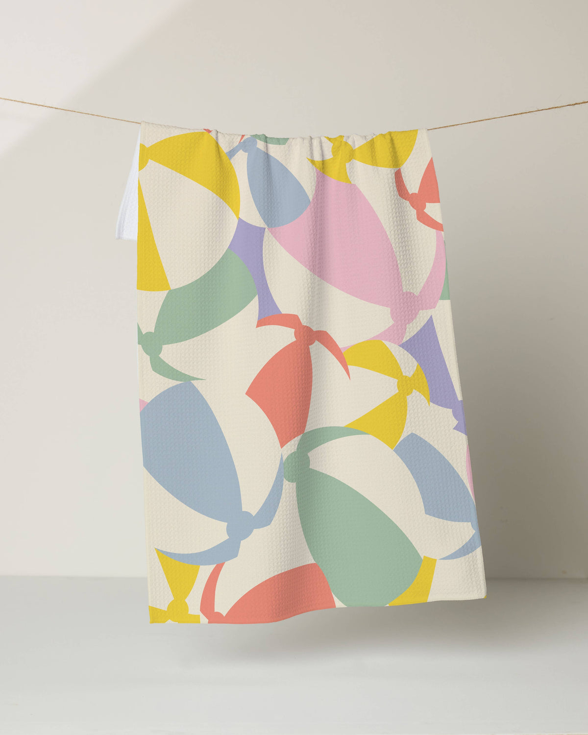 Beach Ball Tea Towel by Geometry