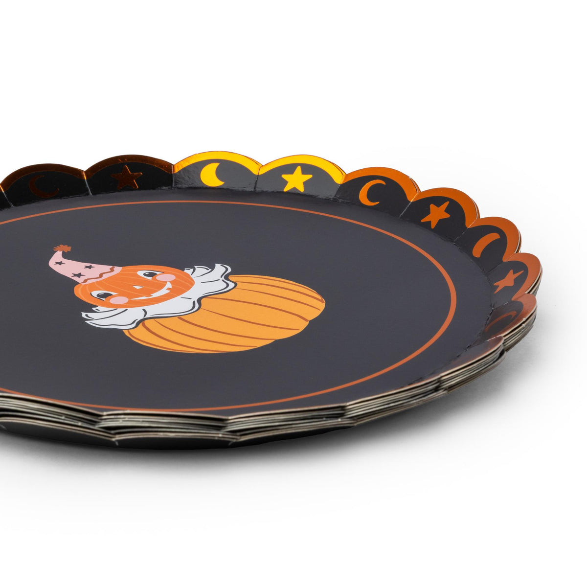 Vintage Halloween Character Small Plates (Set of 8)