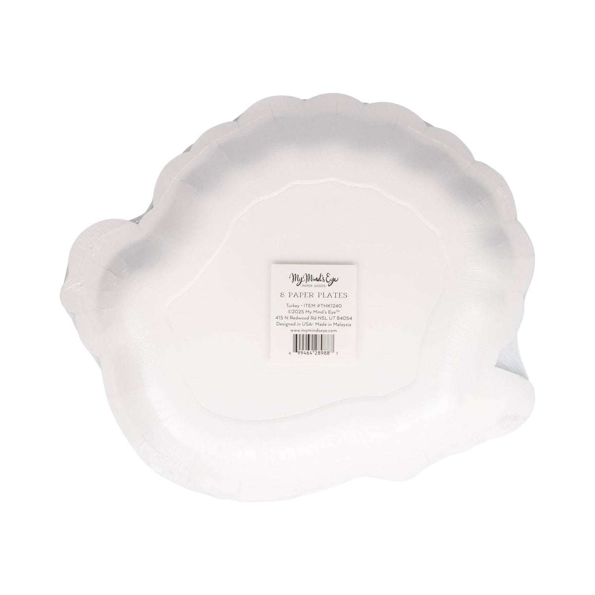 Turkey Shaped Paper Plates - 10&quot; - The Preppy Bunny