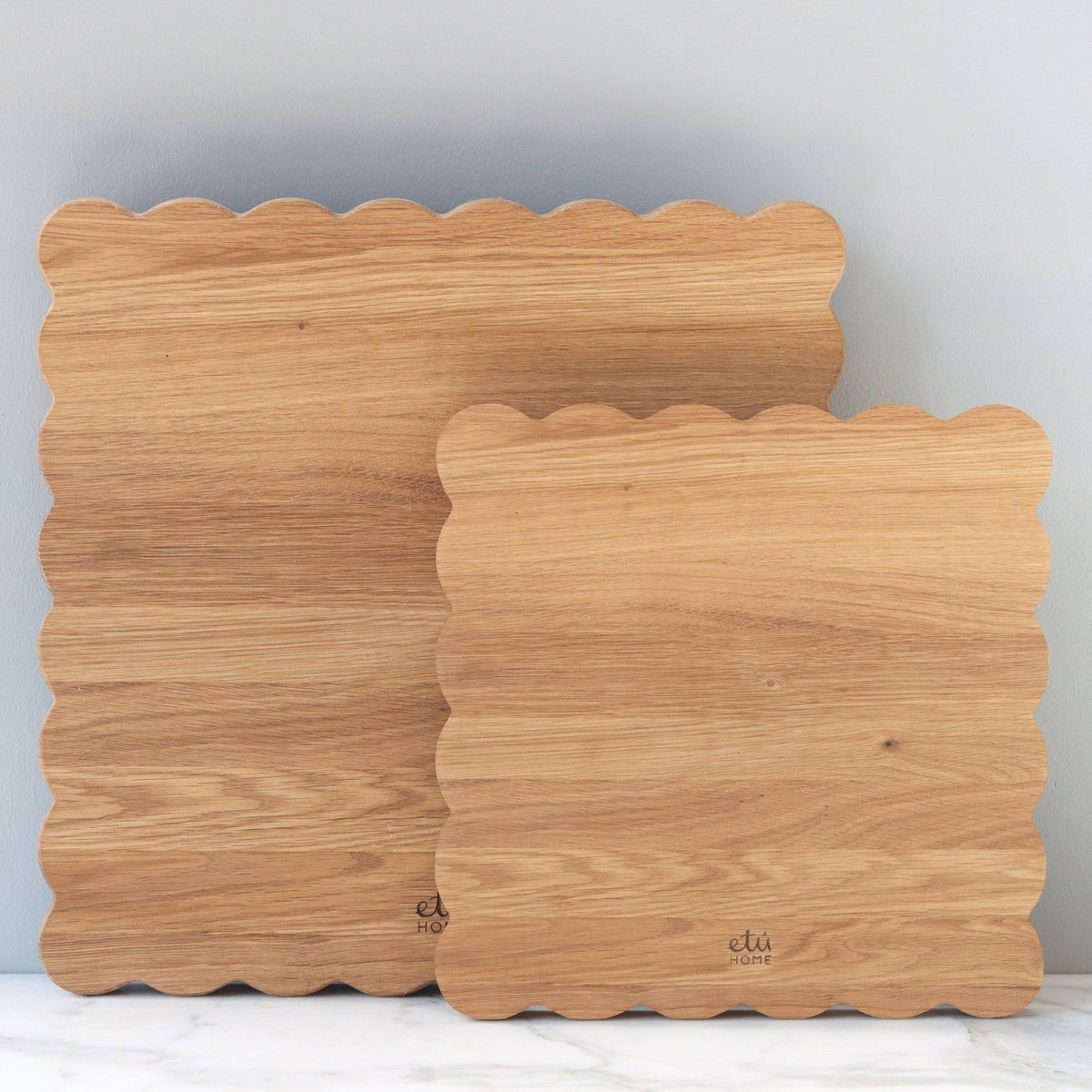 Square Scalloped Cutting Board