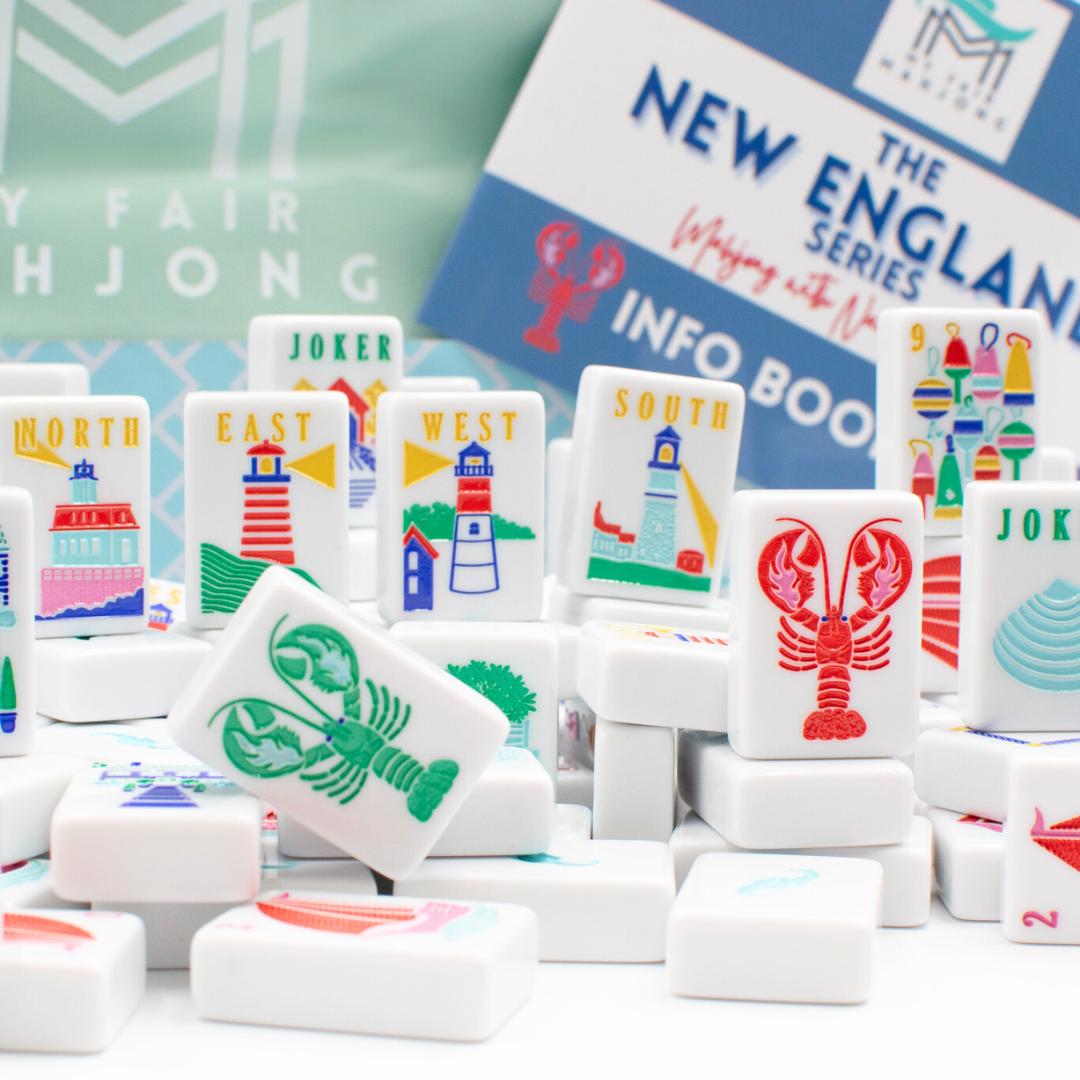 THE NEW ENGLAND SERIES | Mahjong Tiles with Nautical Flair - The Preppy Bunny