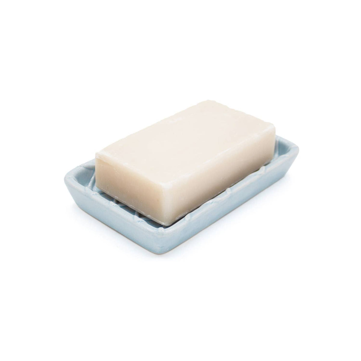 Light Blue Textured Soap Dish - The Preppy Bunny