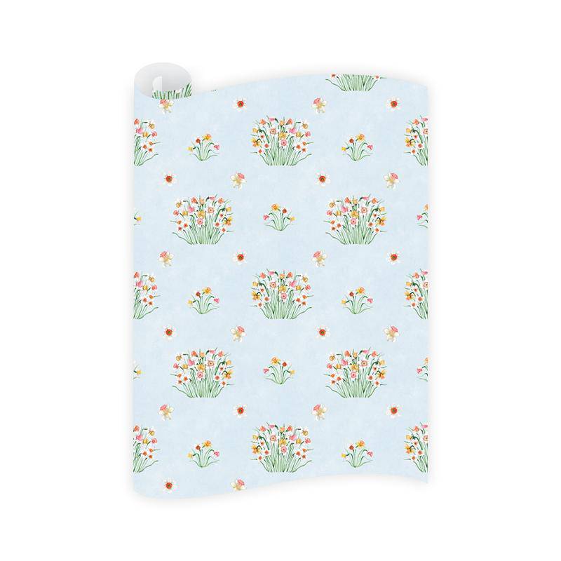 Kathryn’s Daffodils Wrapping Paper Roll - The Preppy Bunny