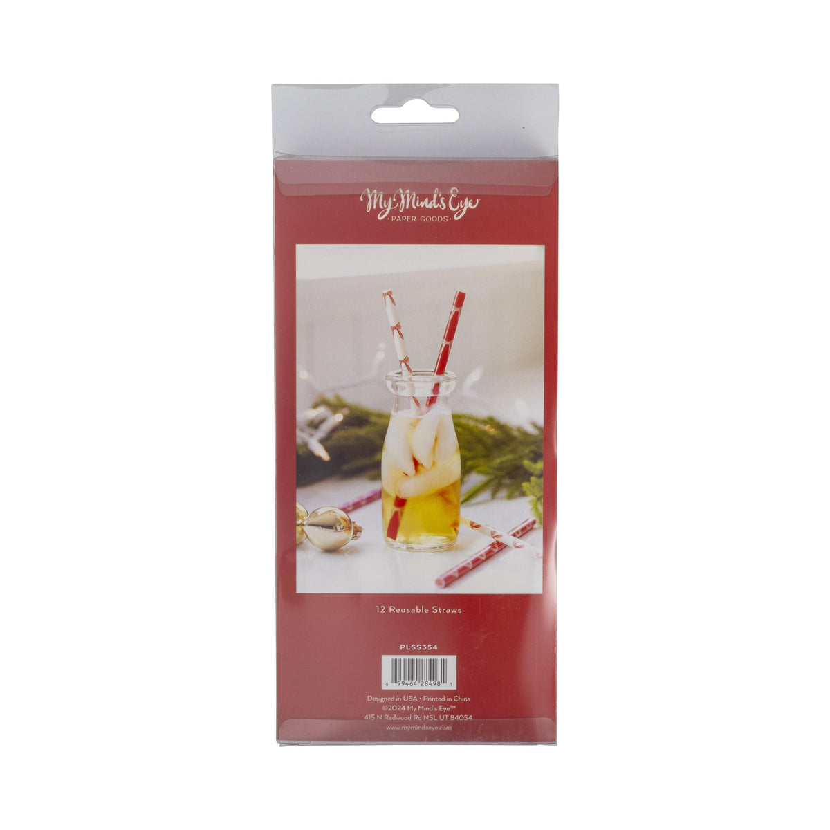 Christmas Bows Reusable Straws - The Preppy Bunny