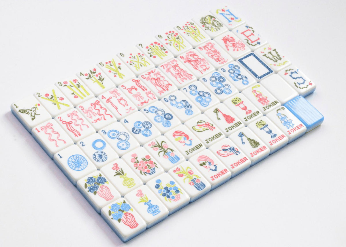 Miss Darling Mahjong Tile Set by Miss Mahjong - The Preppy Bunny