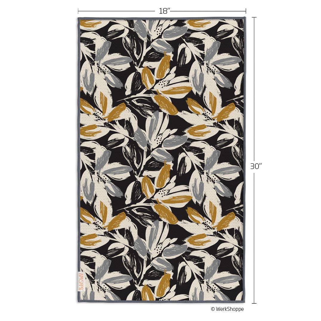 Leaf Tiles Microfiber Kitchen Towel - The Preppy Bunny