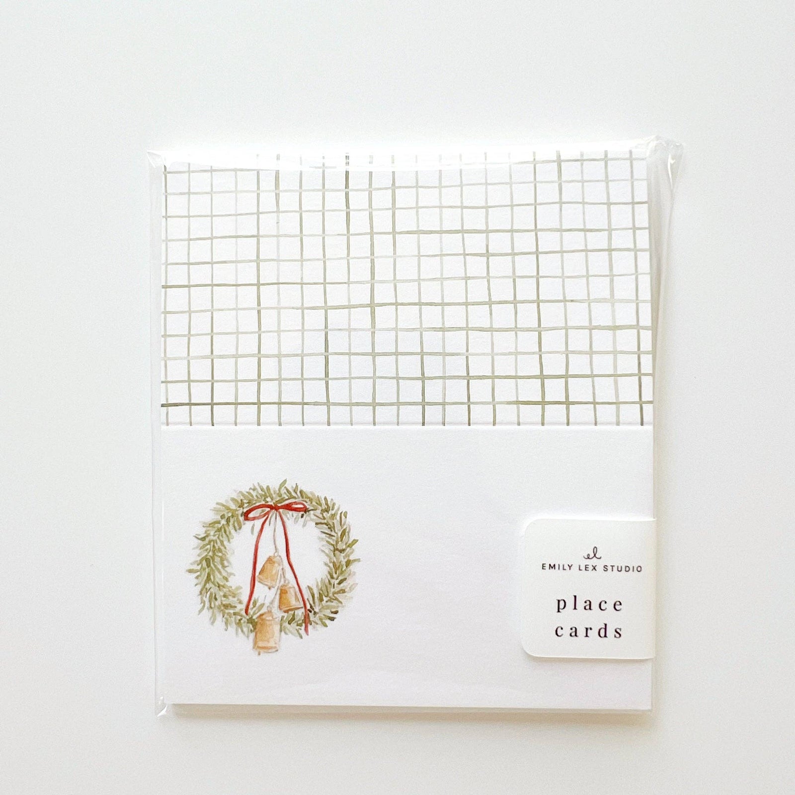 Bell wreath place cards - The Preppy Bunny