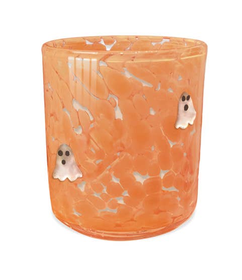Candy Corn Ghost 12oz Icon Confetti Halloween Candle - The Preppy Bunny