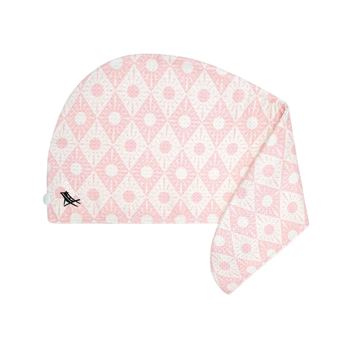 Diamond Pink Dock &amp; Bay Hair Wrap - The Preppy Bunny