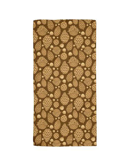 Golden Pines Geometry Bar Towel - The Preppy Bunny