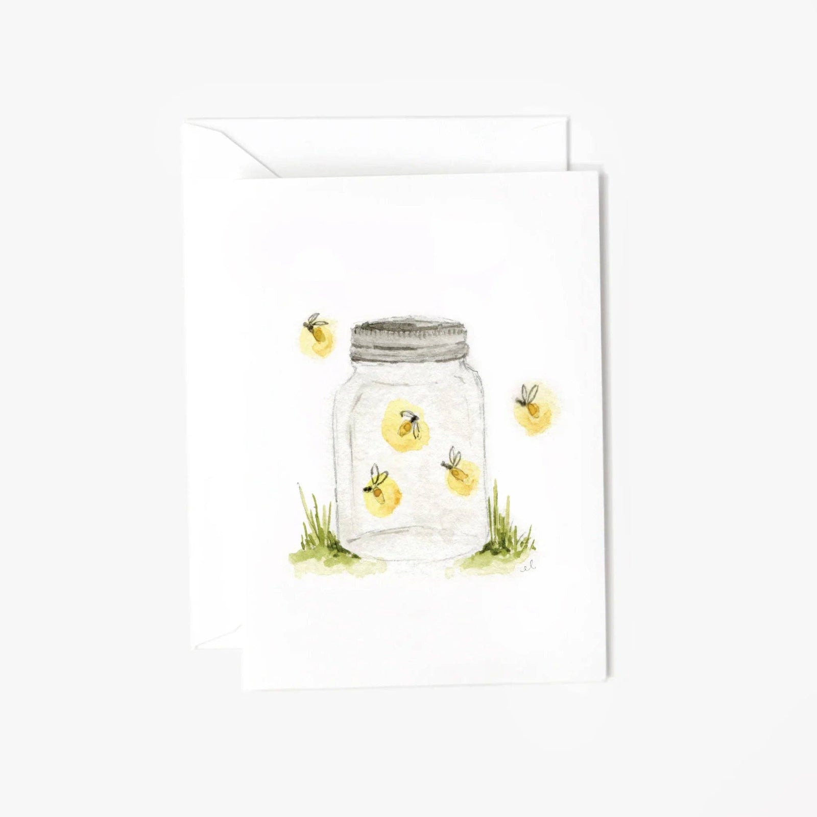 Fireflies mini enclosure notecard - The Preppy Bunny