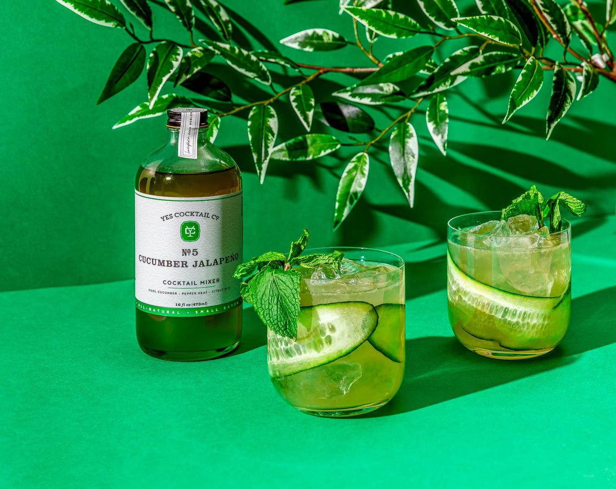 Cucumber Jalapeno Cocktail Mixer - The Preppy Bunny