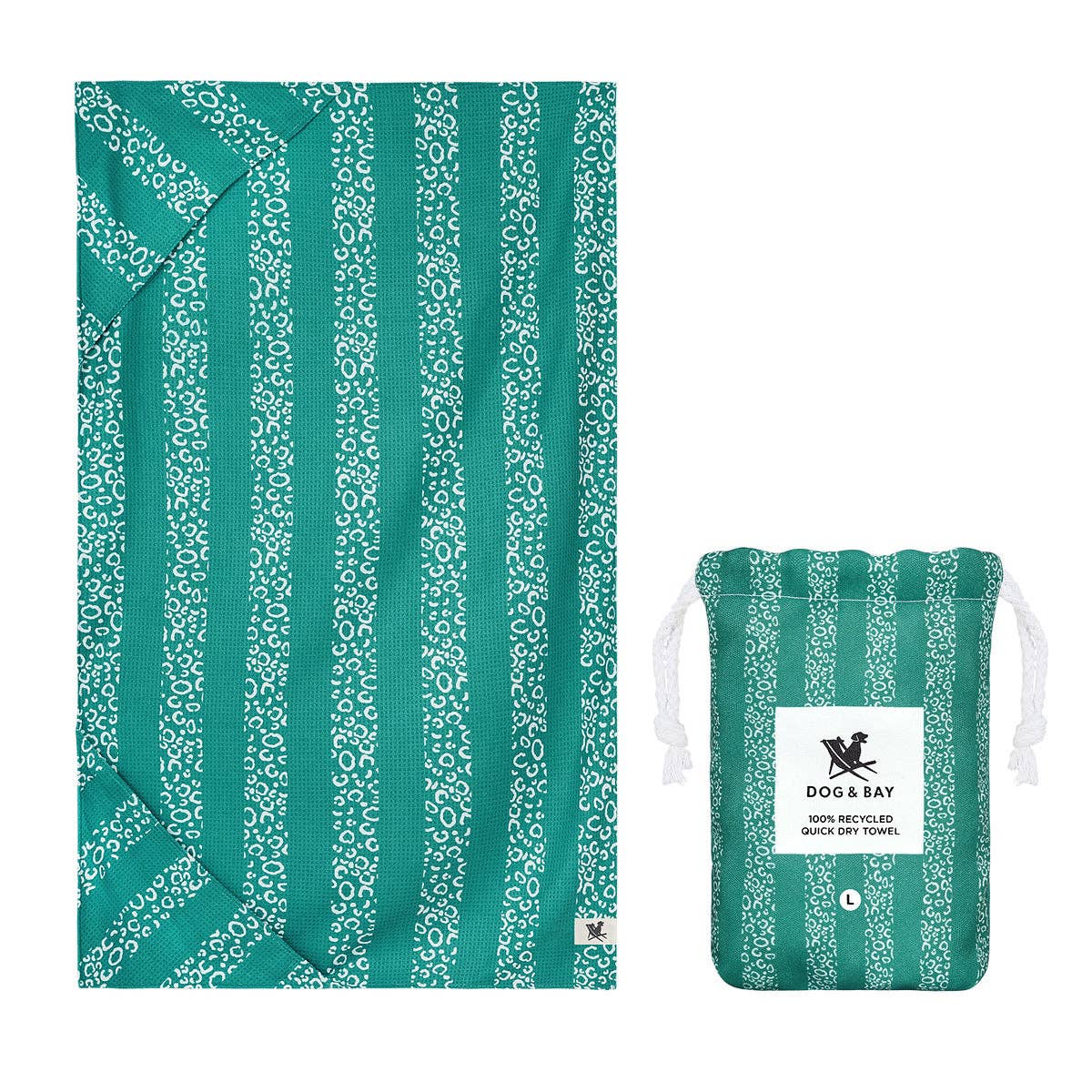 Woofs Go Wild Dock & Bay Dog Towel - The Preppy Bunny