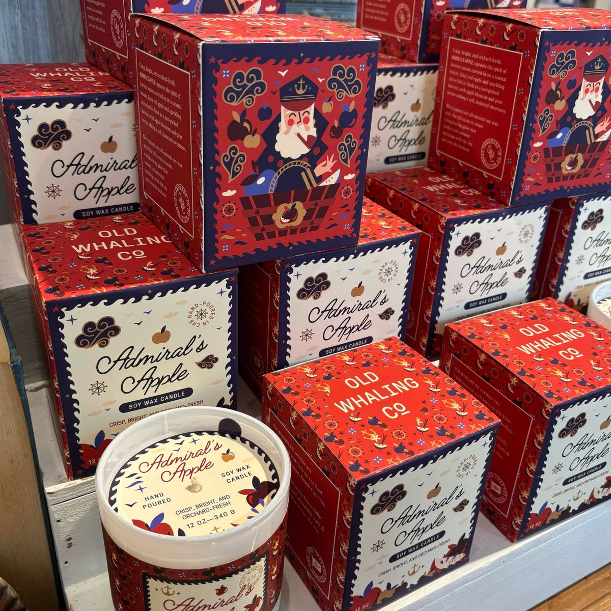 Admiral's Apple Candle