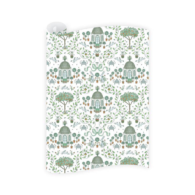 Bunny’s Garden Wrapping Paper Roll - The Preppy Bunny