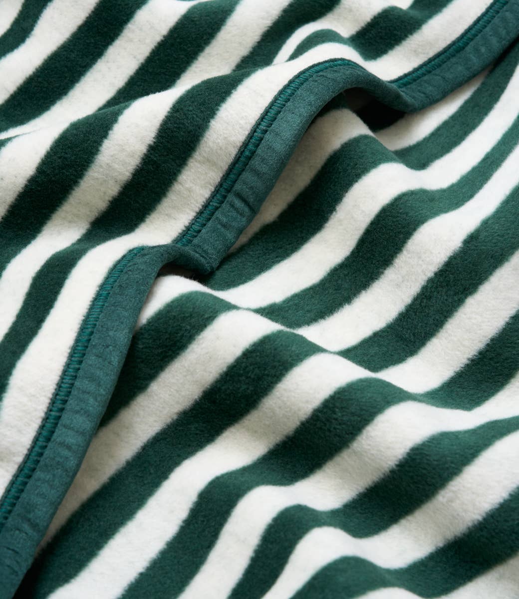 Sideline Stripe Evergreen Midi Blanket by ChappyWrap