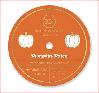 Pumpkin Patch 12oz Icon Confetti Fall &amp; Halloween Candle - The Preppy Bunny