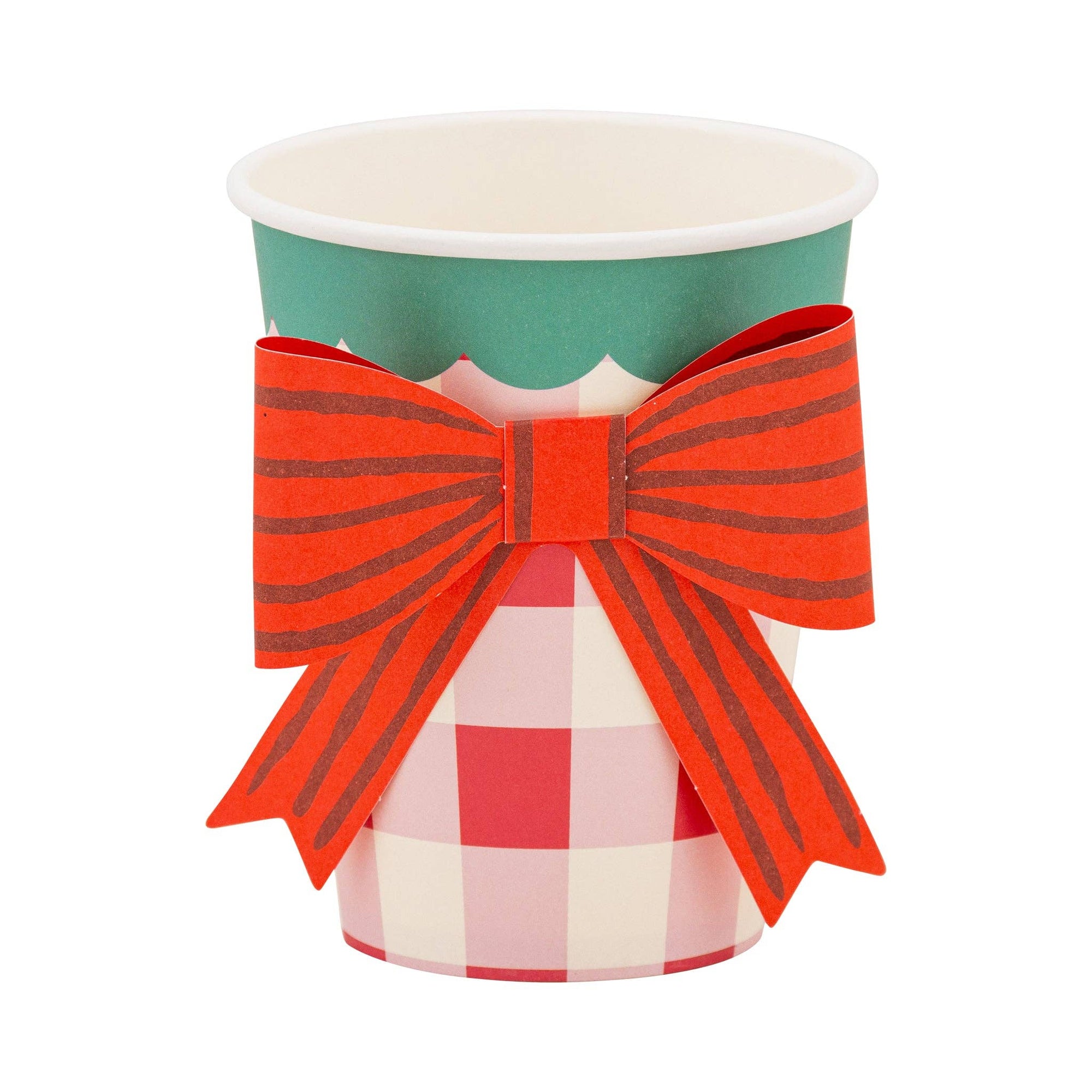 Plaid Cup with Bow - The Preppy Bunny