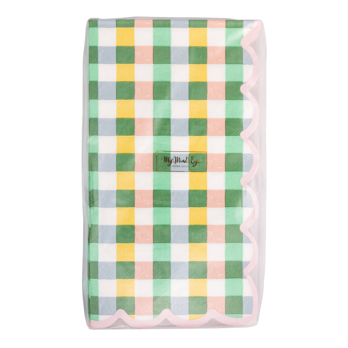 Hopscotch Gingham Dinner Napkins - The Preppy Bunny