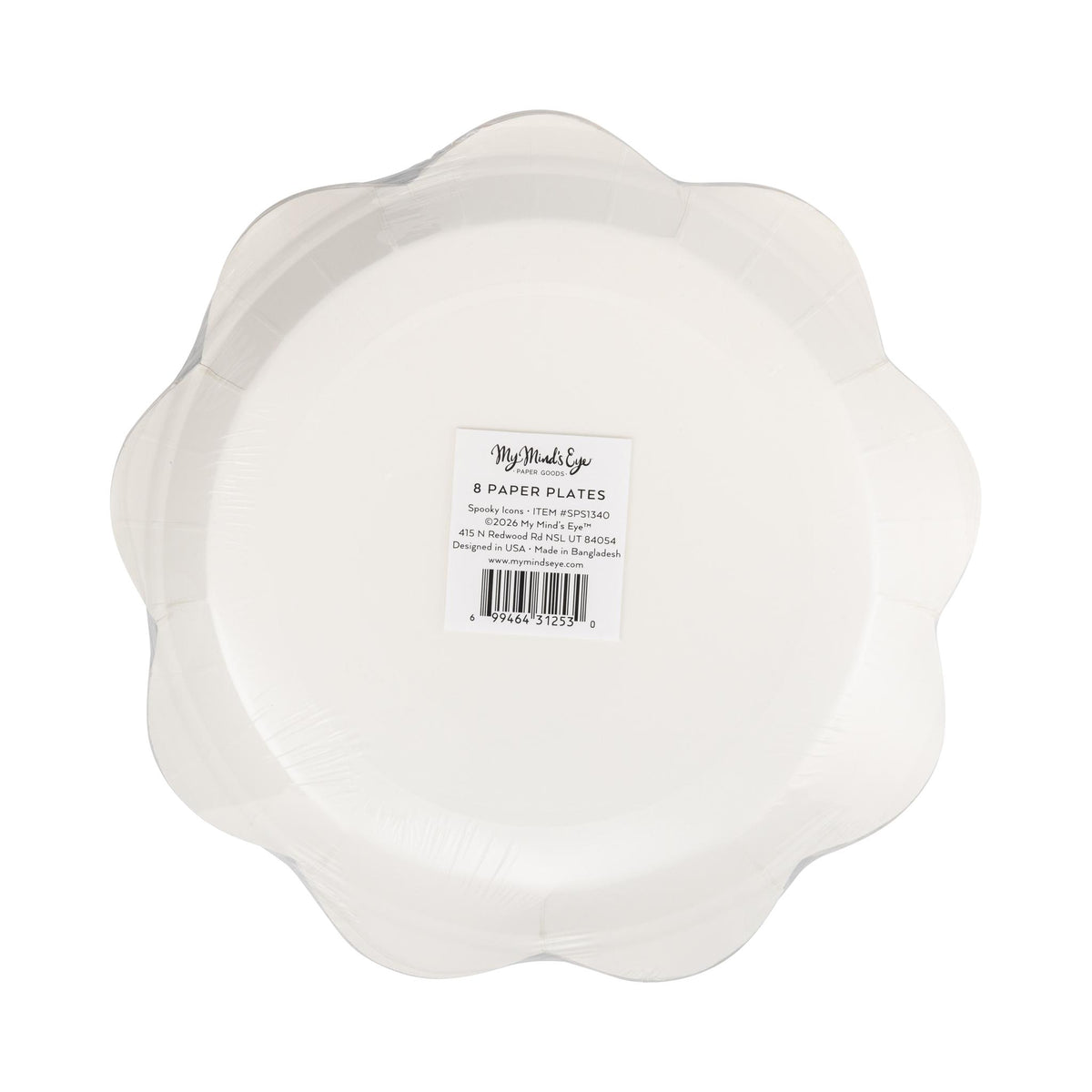 Spooky Icons 9" Paper Plates